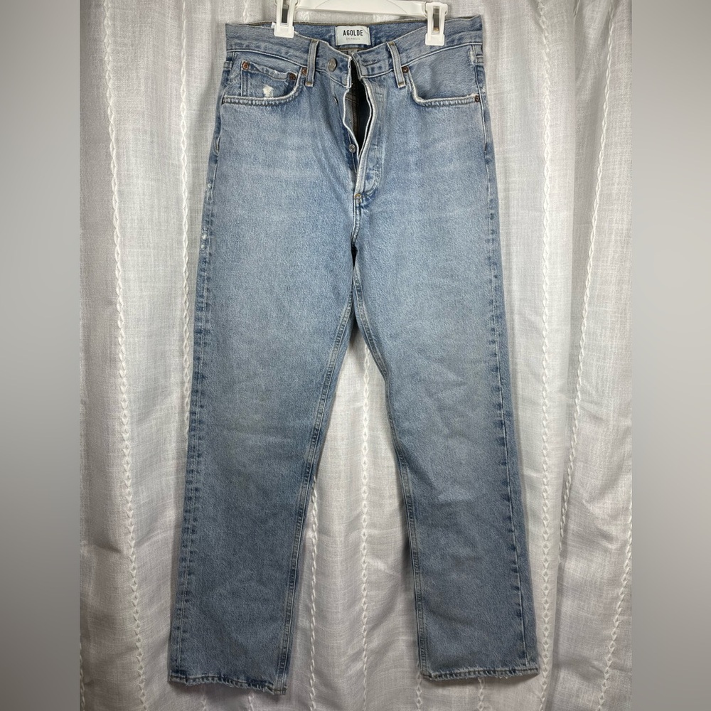 Agolde Lightly Distressed Jeans